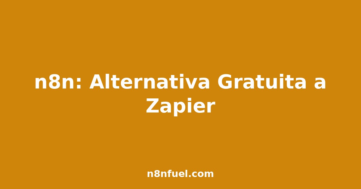 n8n Alternativa Gratuita a Zapier